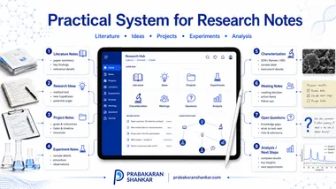 A practical system for research notes A Practical System for Organizing Research Notes in Academia