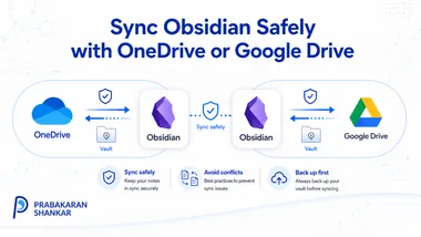 Sync Obsidian safely with OneDrive or Google Drive How to Sync Obsidian Safely with OneDrive or Google Drive